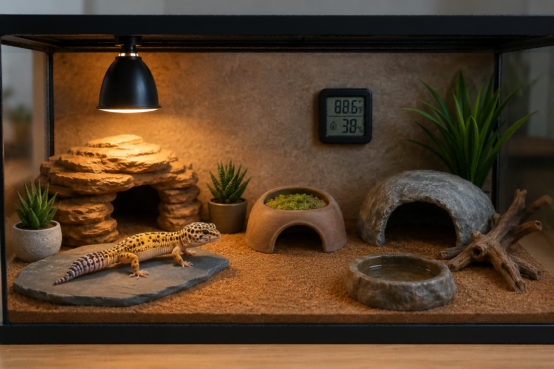 Leopard Gecko Temperature and Humidity Guide for Beginners