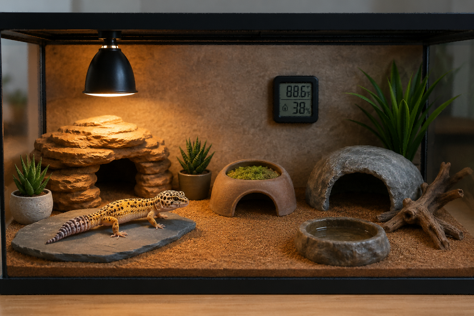 Leopard Gecko Temperature and Humidity Guide for Beginners