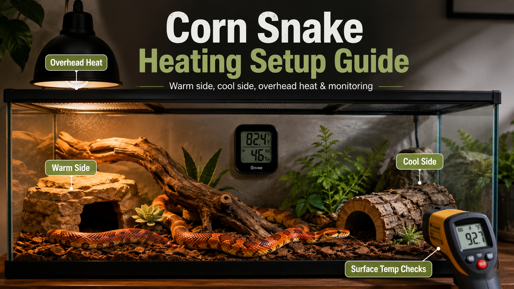 Corn Snake Heating Setup Guide