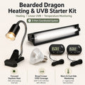 Bearded Dragon Heating and UVB Starter Kit complete five-part system